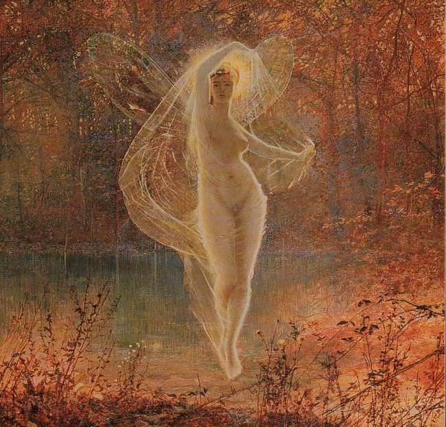 Atkinson Grimshaw Autumn oil painting picture